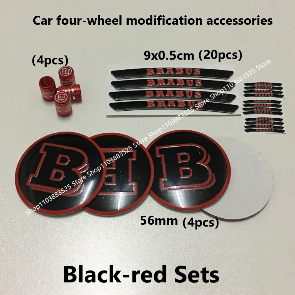 

Car Four-wheel Modification Accessories for BRABUS GLA GLC CLA CLS W203 W204 W205 W206 W213 W117 W124 W212 W166 W176 W177 VITO
