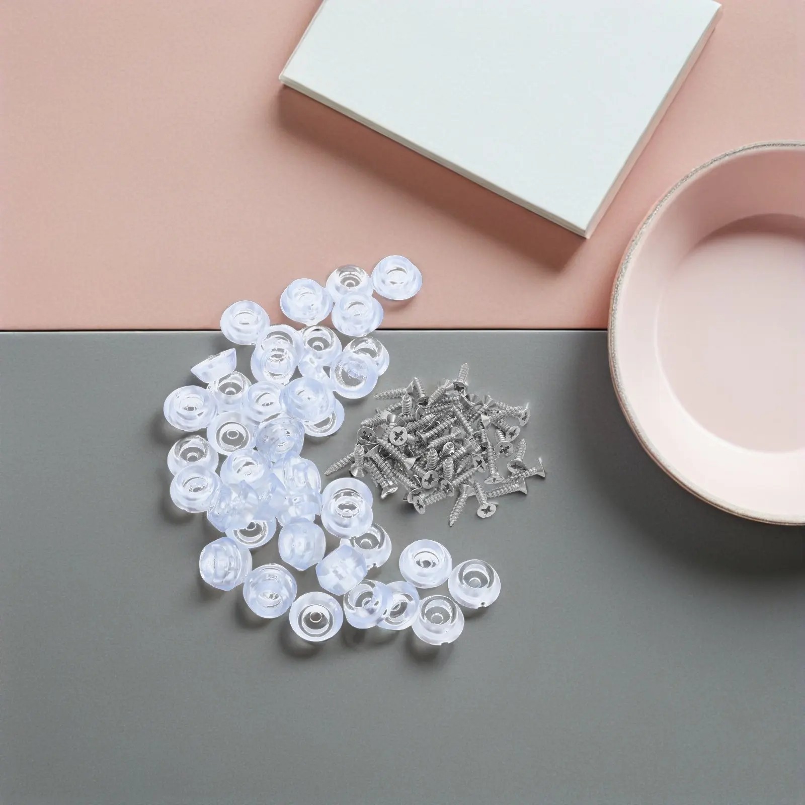 150Pcs Cutting Board Anti Slip Feet Stable Shock Absorption Rubber Pads Chopping Board Feet Non Slip Kitchen Accessories