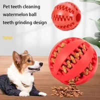Pet Dog Toy Self-Entertainment Boredom Relief Molar Teeth Leak Food Ball Bite-Resistant Puppy Hide Watermelon Outdoor Dogs Fun 2