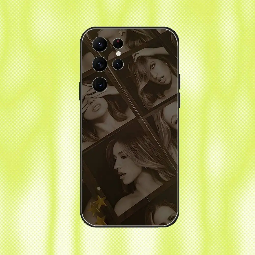حافظة T-Tate Mcrae قريبة جدًا لماذا حافظة هاتف لهاتف Samsung S 25,24,23,22,30,21,10,9,Ultra,Plus,Lite,FE,4,5G حافظة ناعمة سوداء