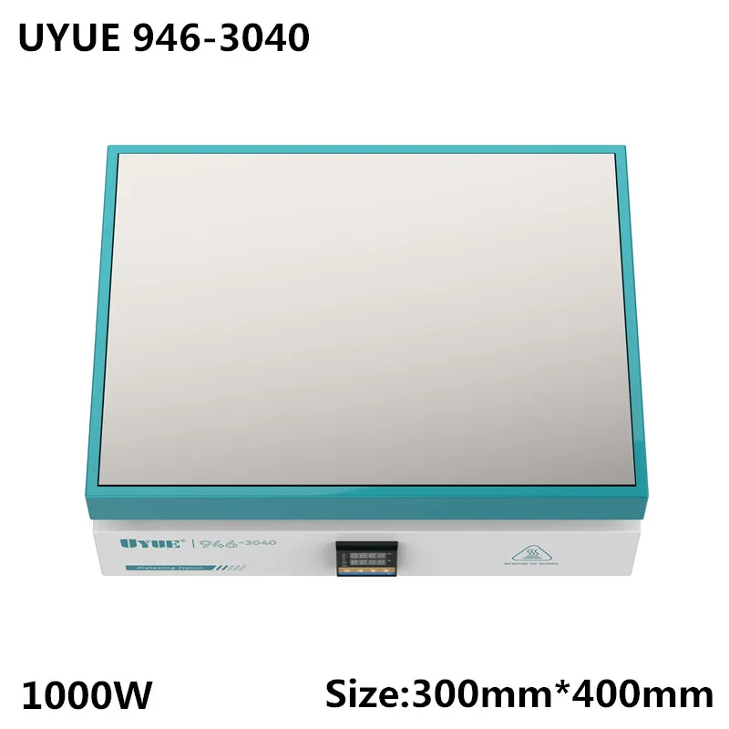 UYUE 946-3040 300mm*400mm Preheating Station 1000W For Mobile Phone Tablet PC Repair Preheating BGA PCB Repair