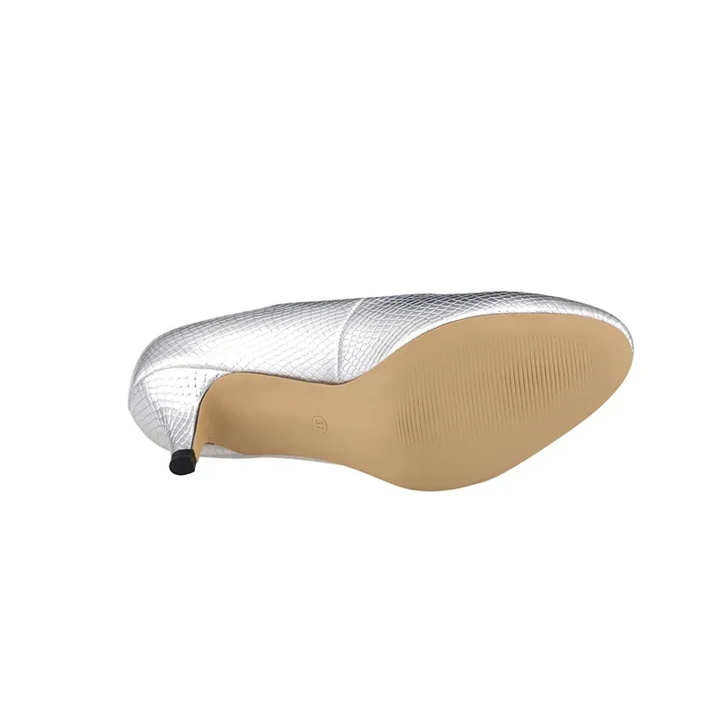 النساء مضخات موضة مثير Ponited أصابع عالية الكعب مكتب خنجر 5 سنتيمتر كعب منخفض الإناث الراحة السيدات أحذية الزفاف الحمراء #5