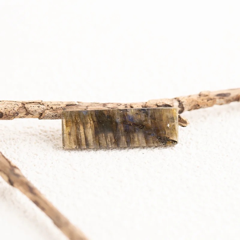 B&F Pendant for Necklace Labradorite—Fashion Handmade Natural Jewelry Charm Gift Accessories 37x12x4mm 4g