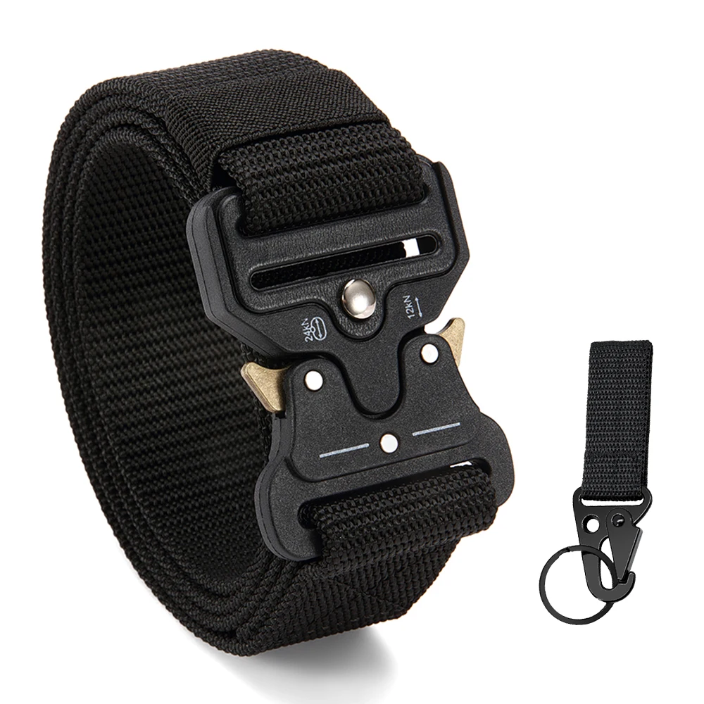 Doopai Tactical Men's Belt Army Outdoor Hunting Compass Multi Function Combat Survival Marine Corps Canvas For Nylon Male