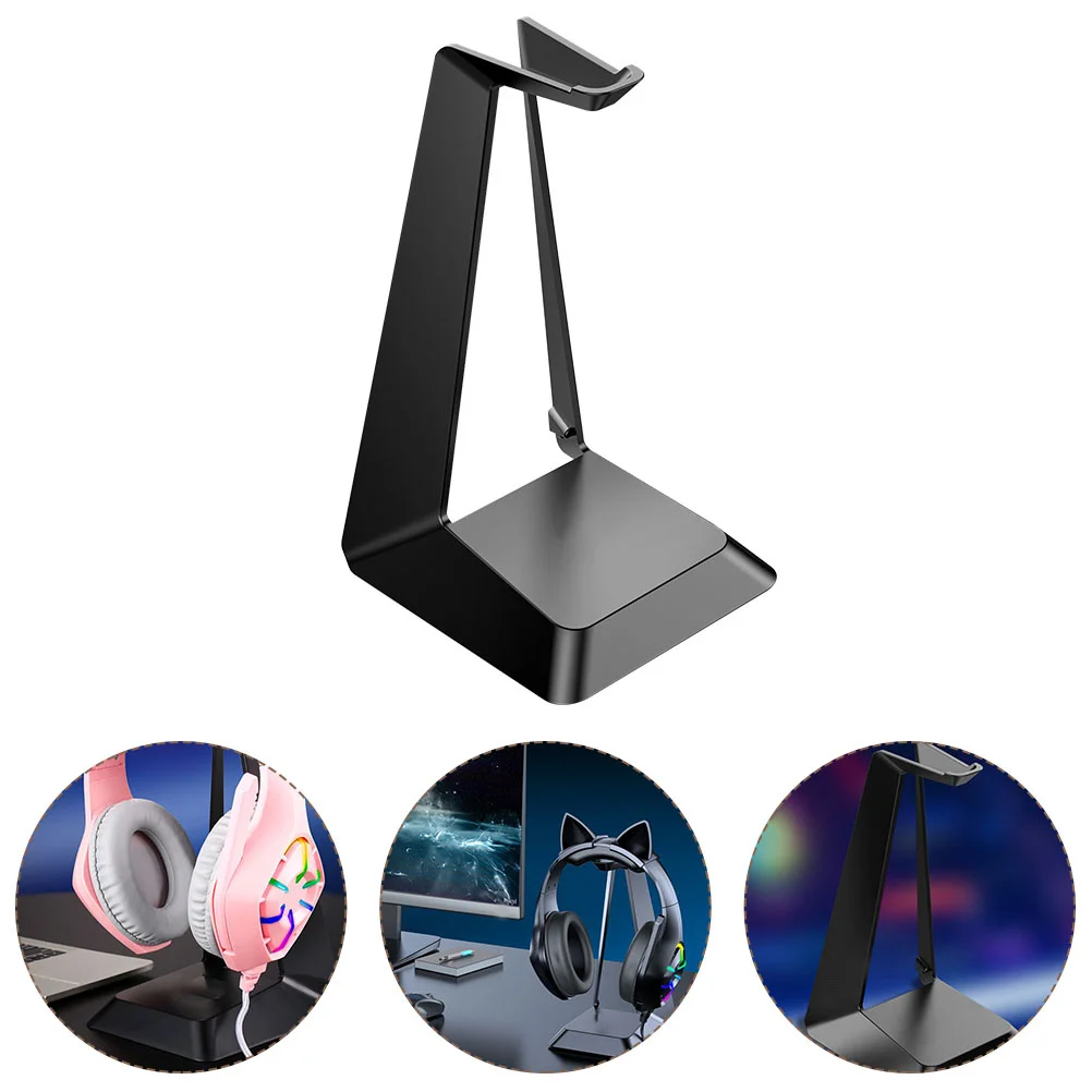 

Headphone Stand For Desk Durable Abs Gaming Headset Holder, Flat Base Headset Stand For Desktop Organization,