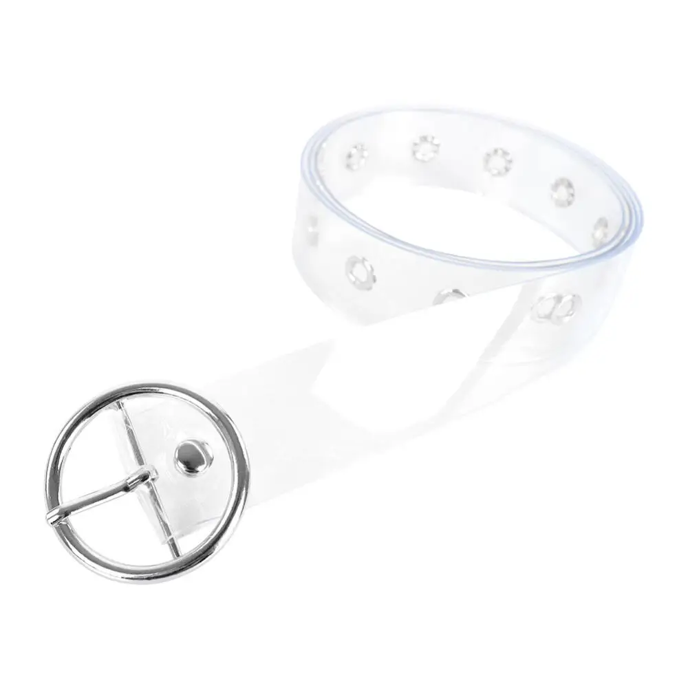 Steampunk Punk Style Transparent Belt Woman Versatile Fashion Pvc Wide Belt Waist Seal Belt Waist Accessory
