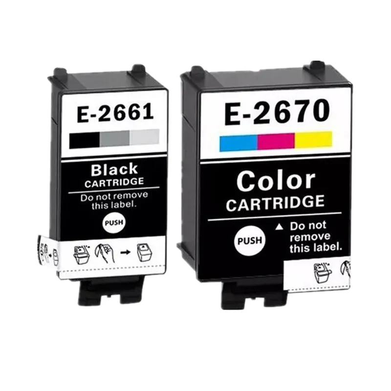 Imagem -03 - Cartucho de Tinta Compatível para Impressora Epson Premium Color Wf100w Wf-110w T2661 T2670 266 T266 267 T267