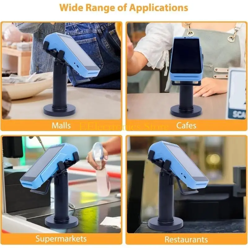 B03C Credit Card Reader Bracket Adjustable POS Machine Display Brackets Stand Retail Business Essential