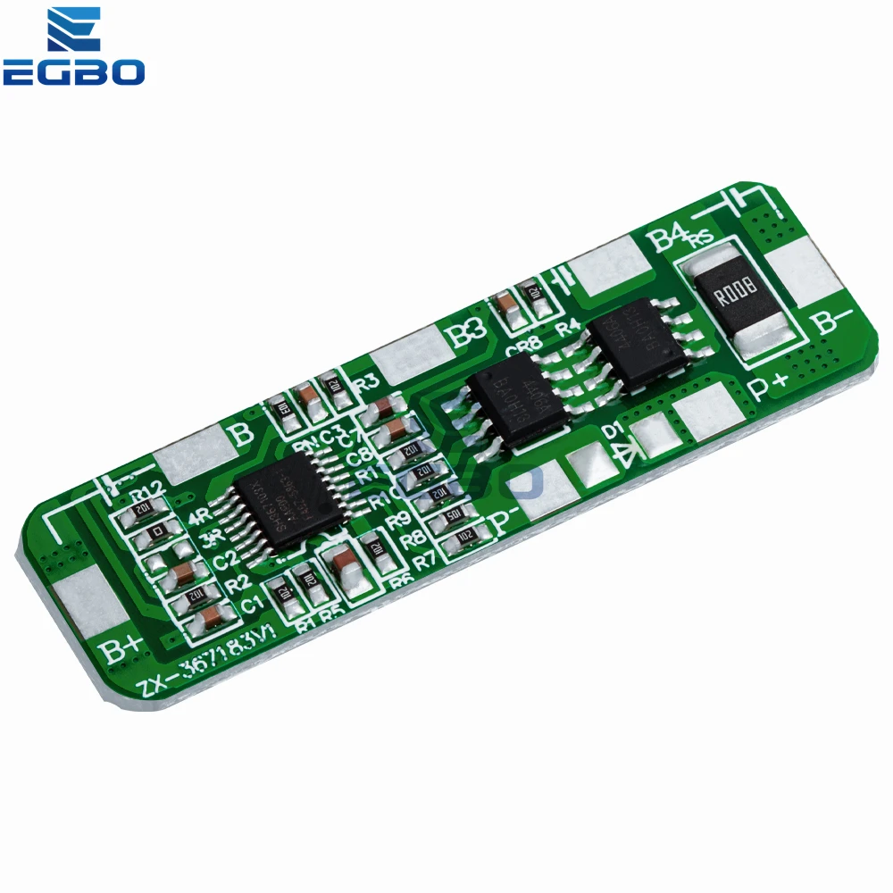 1PCS~20PCS EGBO Over Protection! 4S 4A-5A 18650 Li-ion Lithium Battery Protection Board 4 Pack PCB BMS 4.25-4.35V To 2.3-3.0V