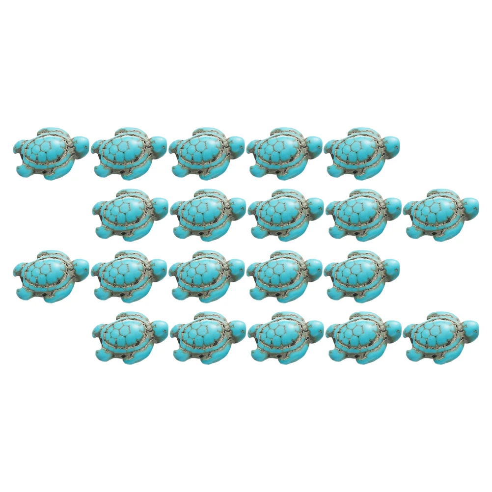 

120 Turquoise Beads Spacer Beads Genuine Tortoise Charms Shape Charms DIY Jewelry Findings H made Gifts Storage