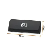 Botón de volante cubierta de freno de mano electrónico pegatinas decorativas ABS para nueva Clase C GLC GLE GLA CLA grado A GLE GLS ML GLS