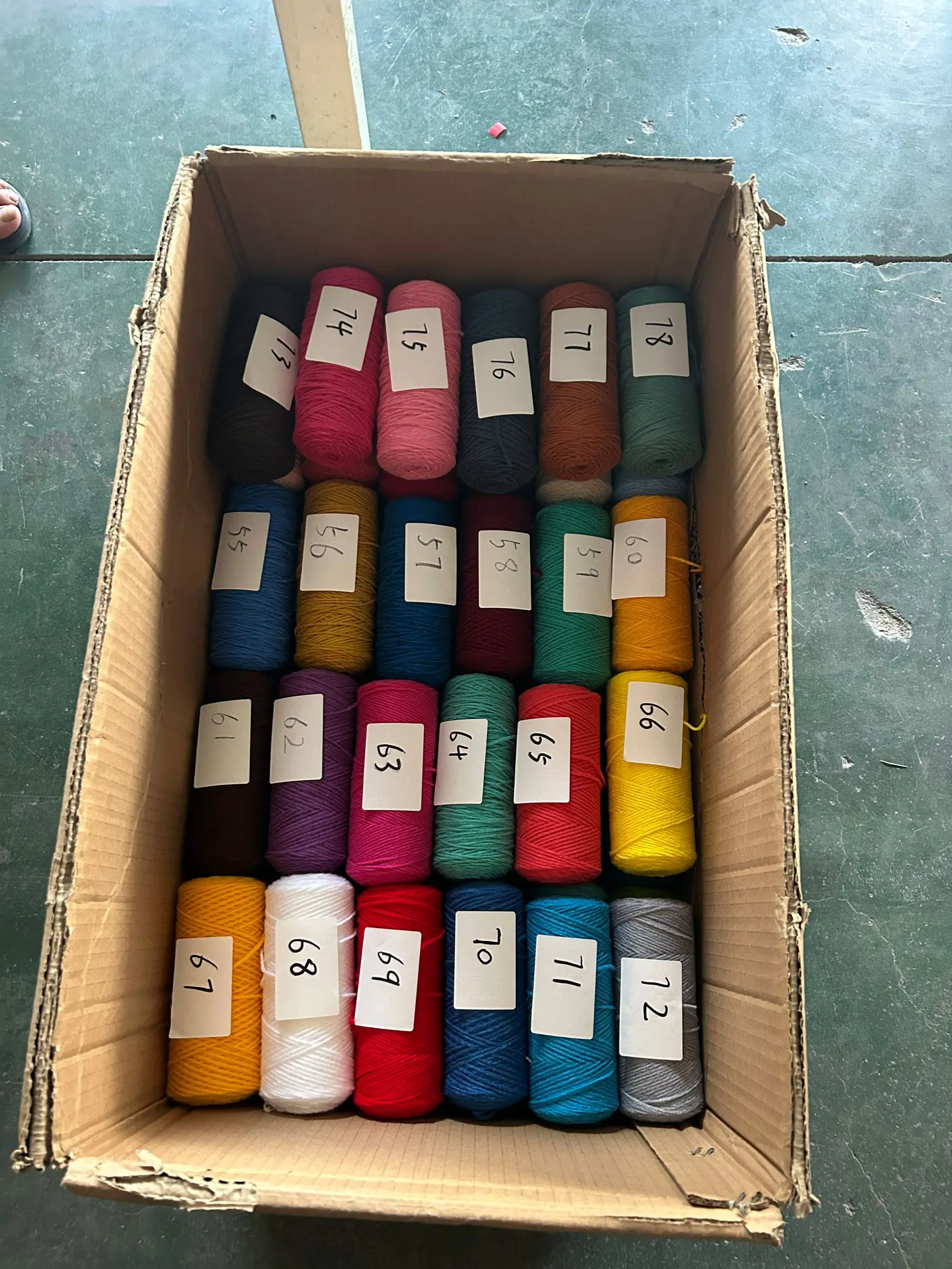Poke, embroider, handmade DIY material, package, team building, parent-child activities, Yarn Acylic yarn