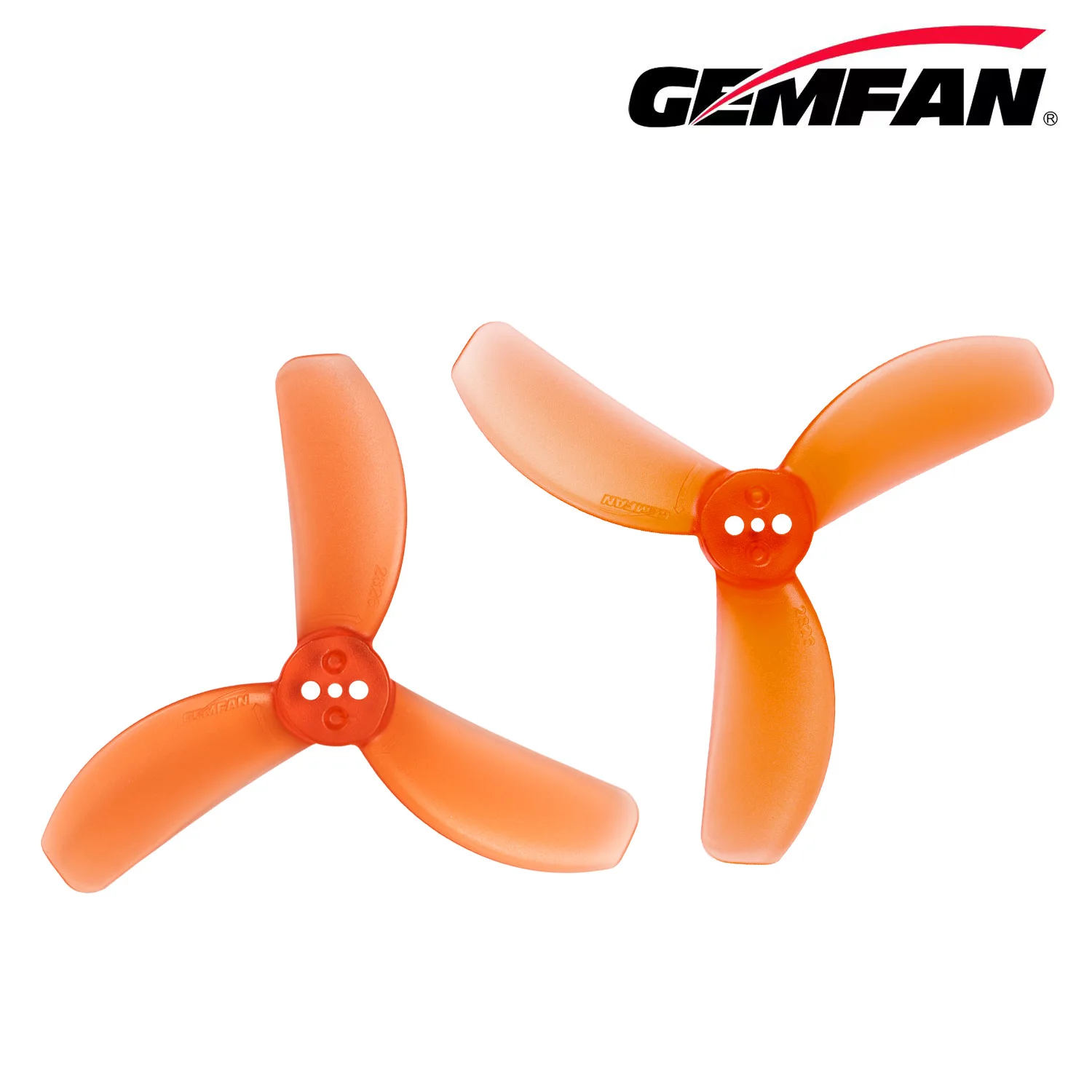 Drone Soccer Propeller Gemfan 2826-3 71mm, 2.4in Pitch 3-Blade Crash Resistant for 200mm Whoop, 1205 4300KV Motor