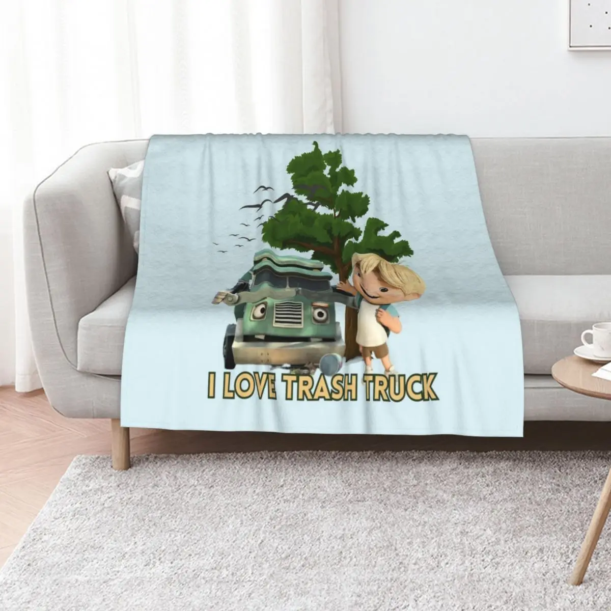 

Trash Truck, I love Trash Truck Throw Blanket wednesday Soft Big Luxury St Extra Large Throw Blankets
