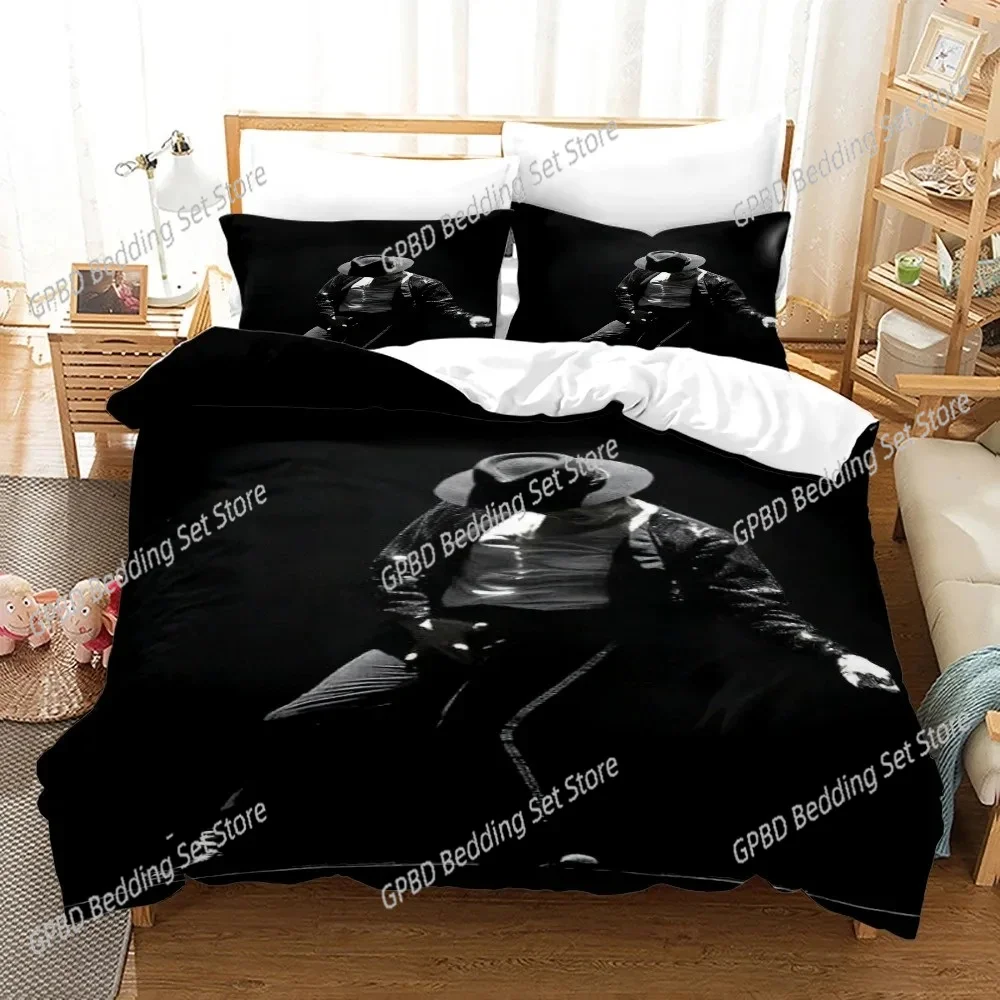 

3D Print Michael Jackson Bedding Set 3D Printed Suitable for Bedroom Duvet Cover Set With Pillowcases Kids Home Textile