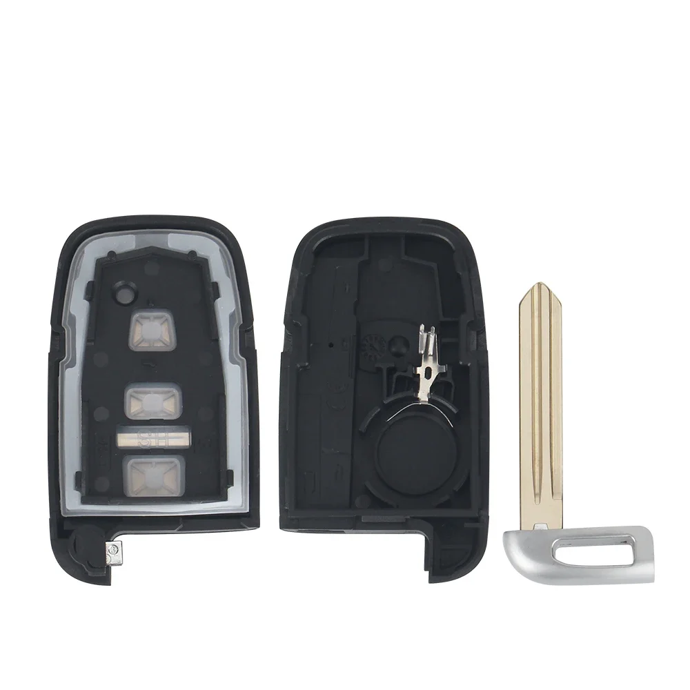 KEYYOU 3Pcs Smart Car Remote Key Case For Hyundai IX35 Sonata 8 Elantra For Kia K2 K5 Sportage Forte Replacement 3/4 Buttons Key
