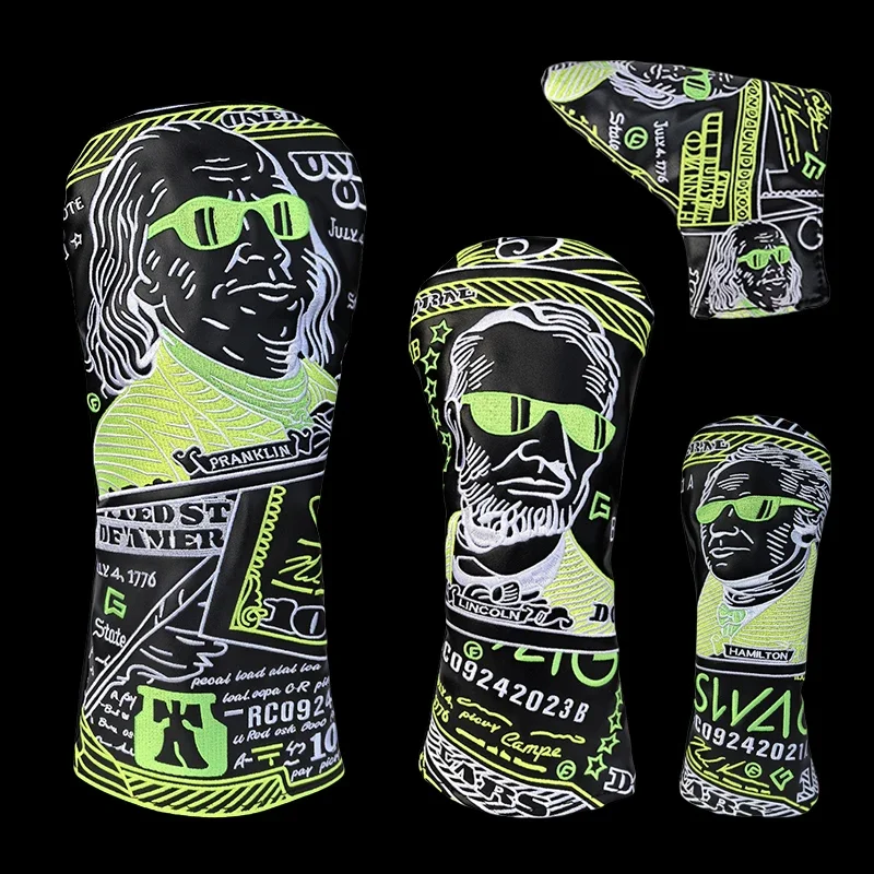 Чехол на голову клюшки для гольфа No 1, дерево, дерево сказочного дерева, железный чехол на куриную ножку, защитный чехол для клюшки одним словом