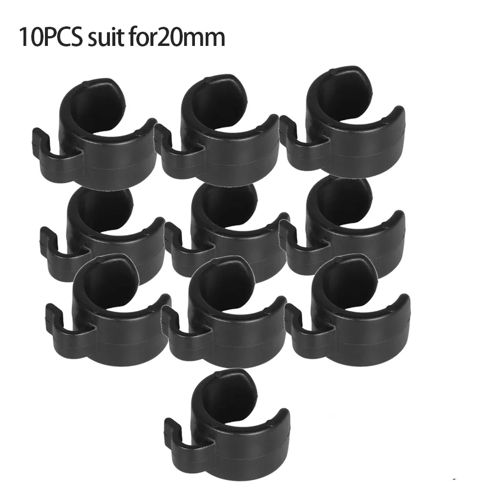 10pcs Plastic Mic Cable Clips Stand Cable Clamps For Smartphone Cables Clamps For Stand Cable Clip Organization Accessories