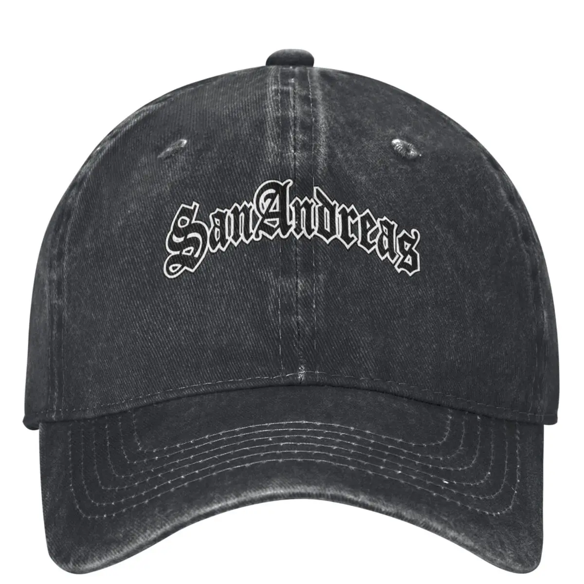 San Andreas Washed Baseball Cap film Casual Hip Hop Dad Hats Summer Female Male Outdoor Gym Sunscreen Baseball Caps