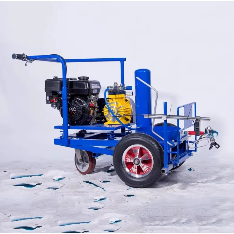 

2025 Stable Performance Airless Line Striping Cold Paint Road Marking Machine For Sale With Engine Core Component