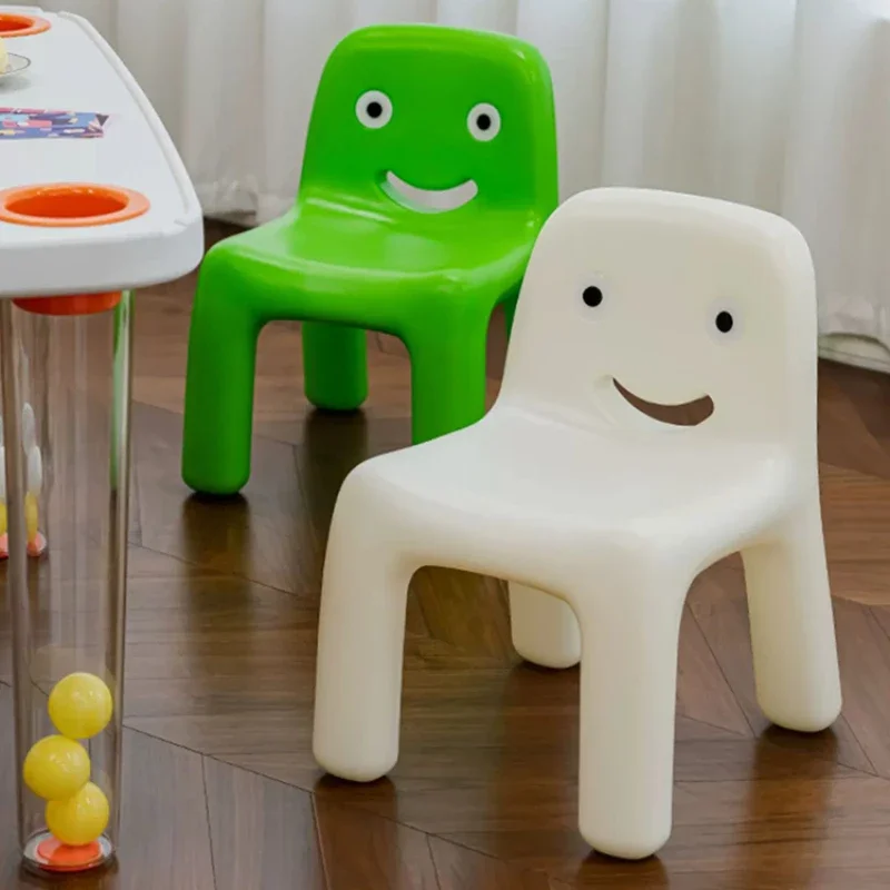 Living Room Ins Smiley Chair Backrest Chair Writing stools Study Stool Pupils Plastic Environmentally Friendly PE Plastics Chair