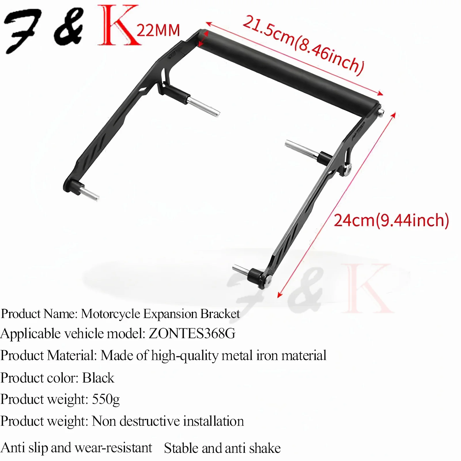 For ZONTES 368G GPS Bracket ZT 368 G Mobile Phone Bracket Modification Accessories 2024 New 368G Navigation Bracket