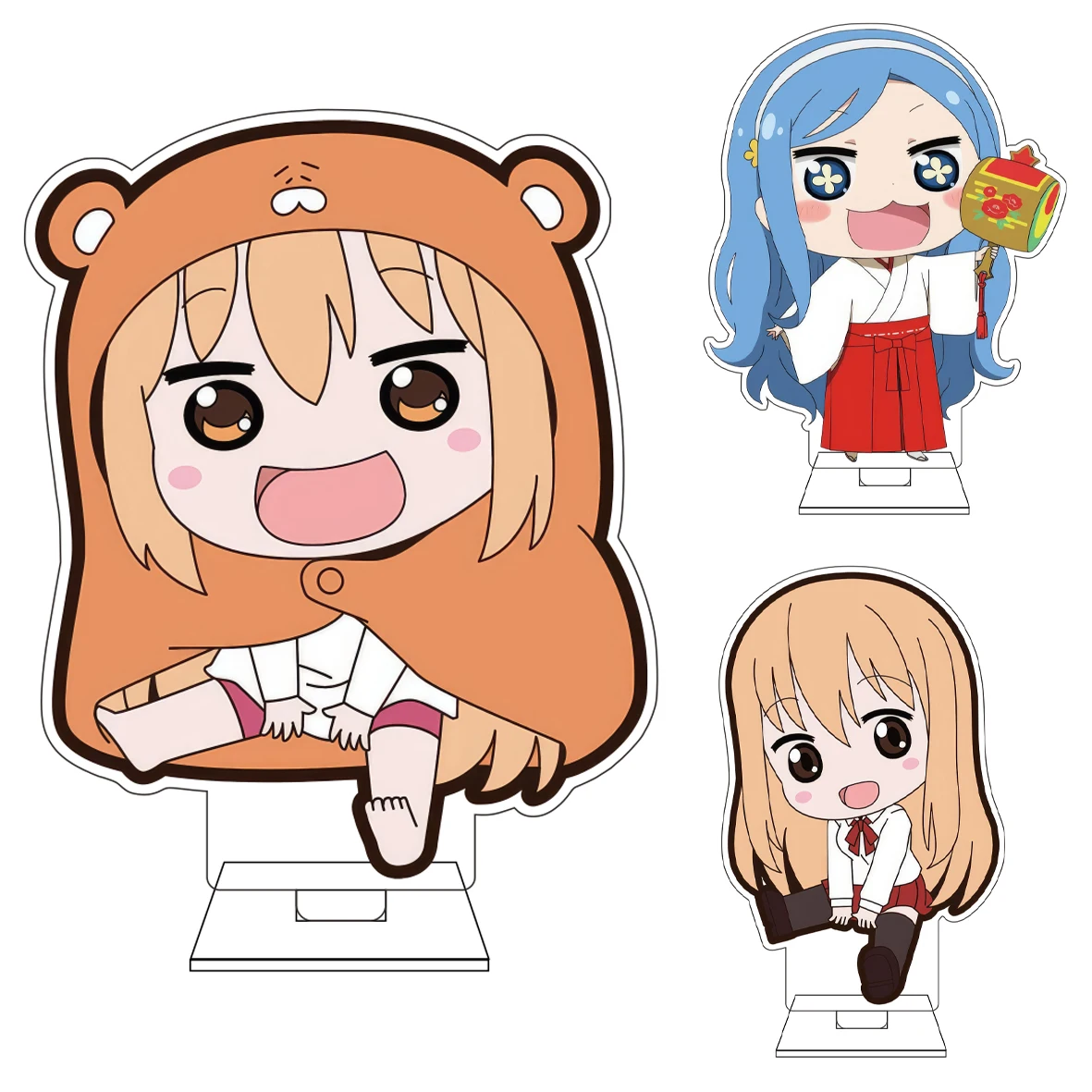 

10CM Anime Himouto! Umaru-chan Cosplay Cute Acrylic Figure Stand Plate Doma Umaru Ornaments Gifts