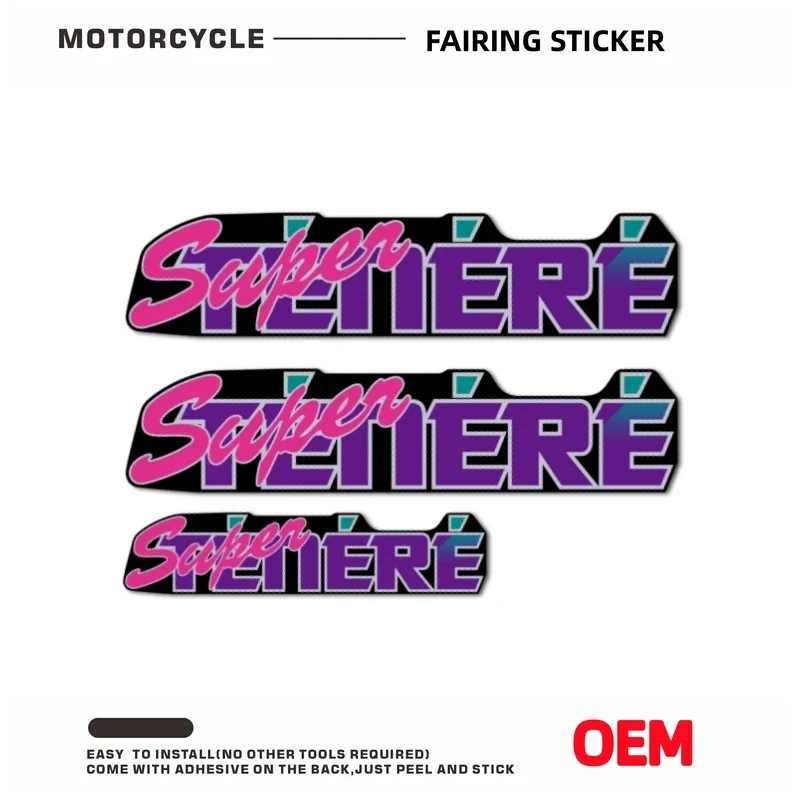 Motorcycle Body Fairing Shell Sticker Decal 750 Logo For YAMAHA XTZ750 SuperTenere XTZ 750 Super Tenere