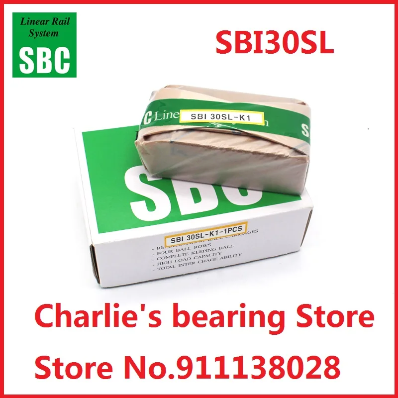1pc 100% brand new original genuine Korea SBC linear guide slider SBI30SL-C-K1 bearing carriage
