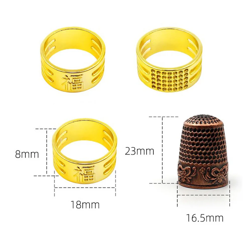 Sewing Tools Finger Protectors Durable Adjustable Hand Sewing Sewing Accessories Protector Fingertip Adjustable Thimble