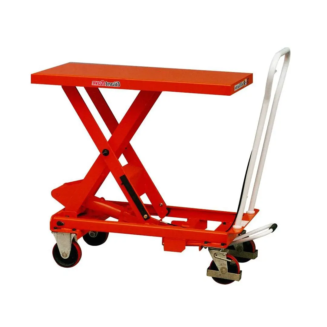Hight Quality Giant Move 250KG Capacity Customized Portable Manual Hydraulic Scissor Lift Table