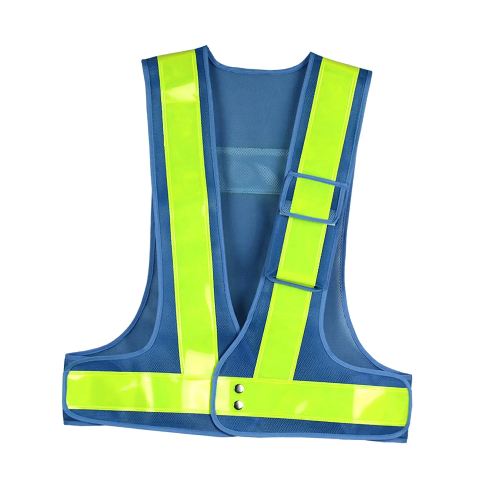High Visible Reflective Safety Vest Adjustable Worker Safety Vest for Worker Construction Traffic Work Jogging Crossing Guard