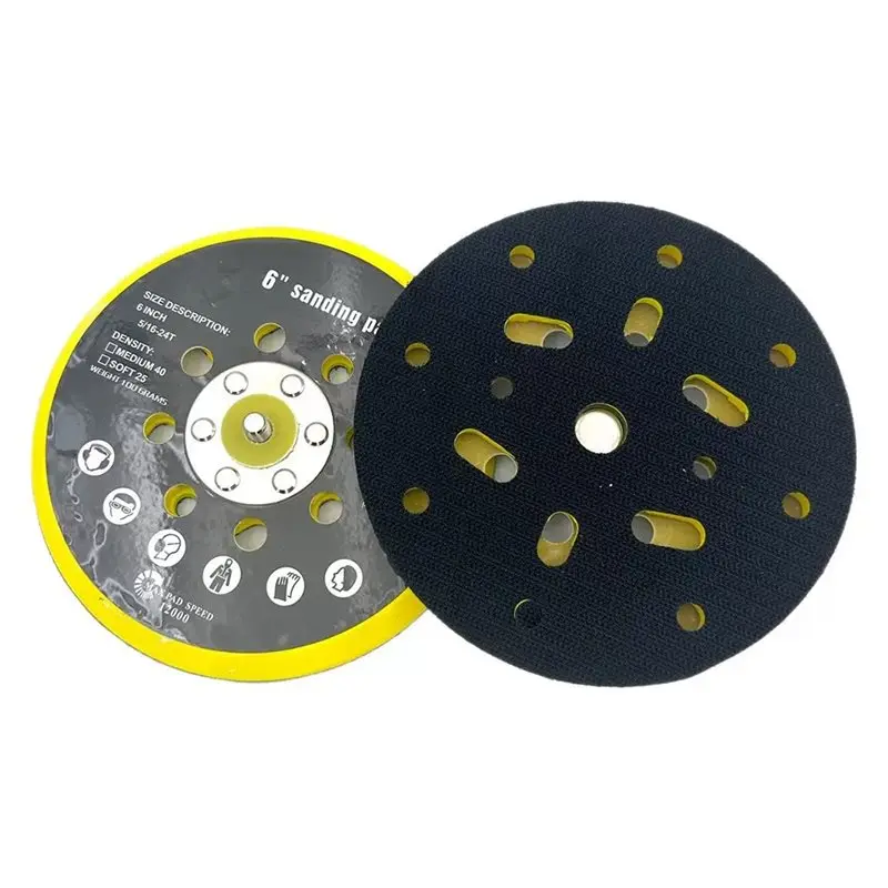 ABSS-Sanding Sanding Sander Backing Pad 6Inch 17 Holes For /BO6030/BO6040 For Festool RO1 ES150 ET2 ES/ETS 150 Grinder