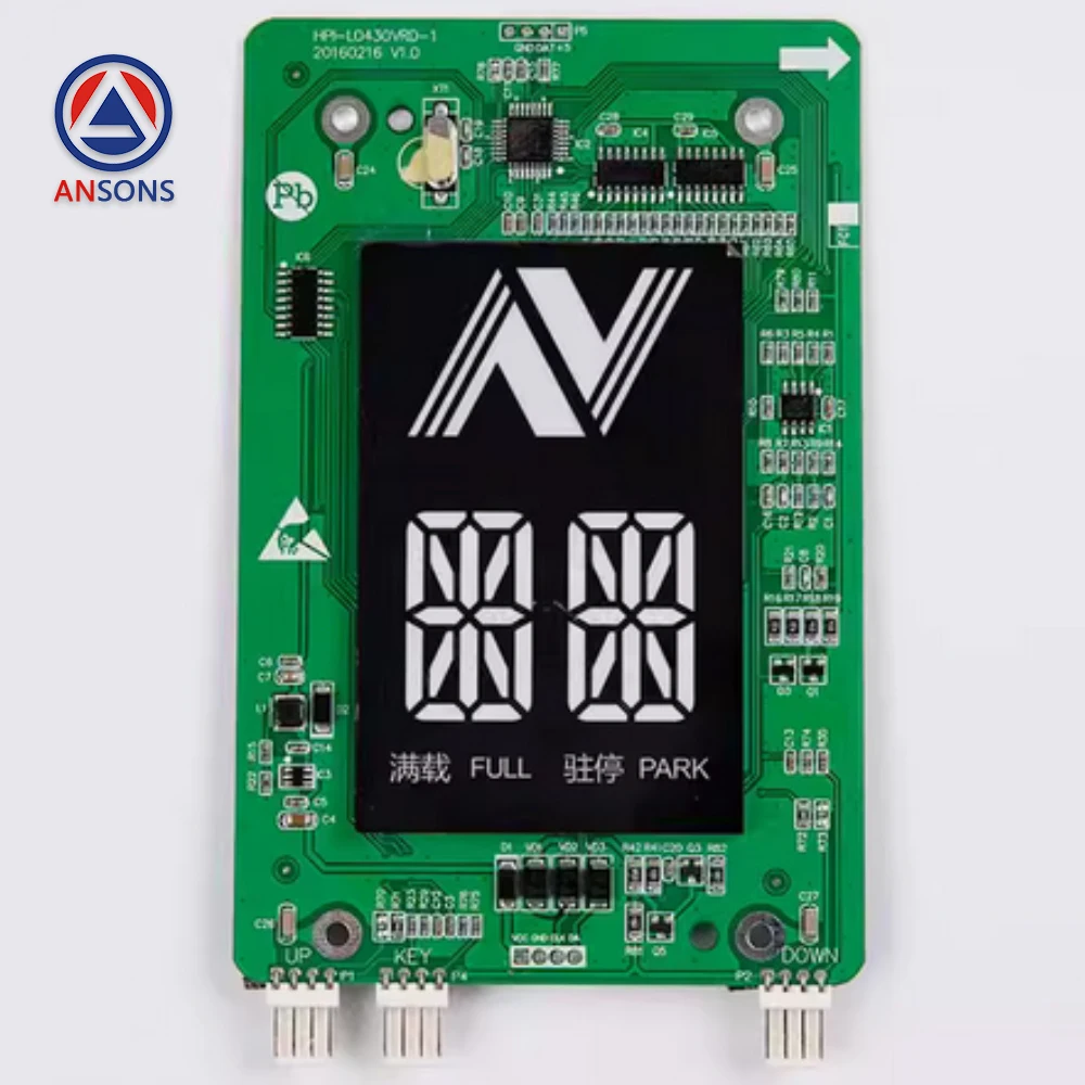 

HPI-L0430VRD-1 LMBS430_ED 4.3 Inch XIOLIFT Elevator Display PCB LOP HOP Board Ansons Elevator Spare Parts