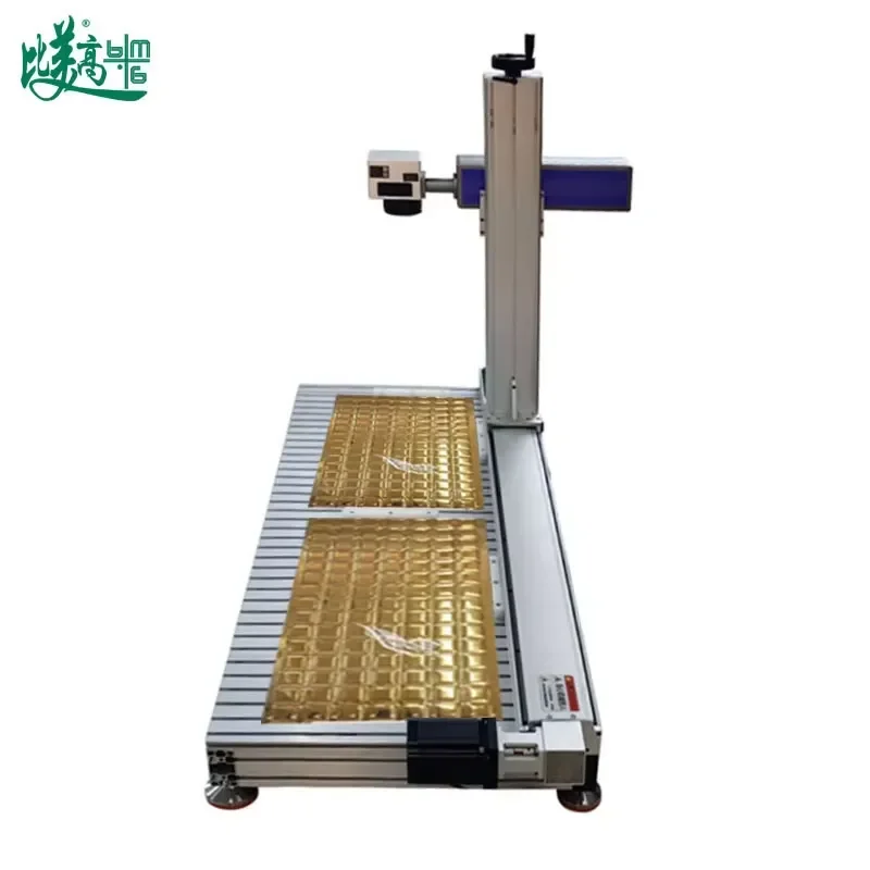 100W High-Power Portable Fiber Marking Equipment 300*300mm for Tiles Ceramics Coated Metals Manufacturer Custom
