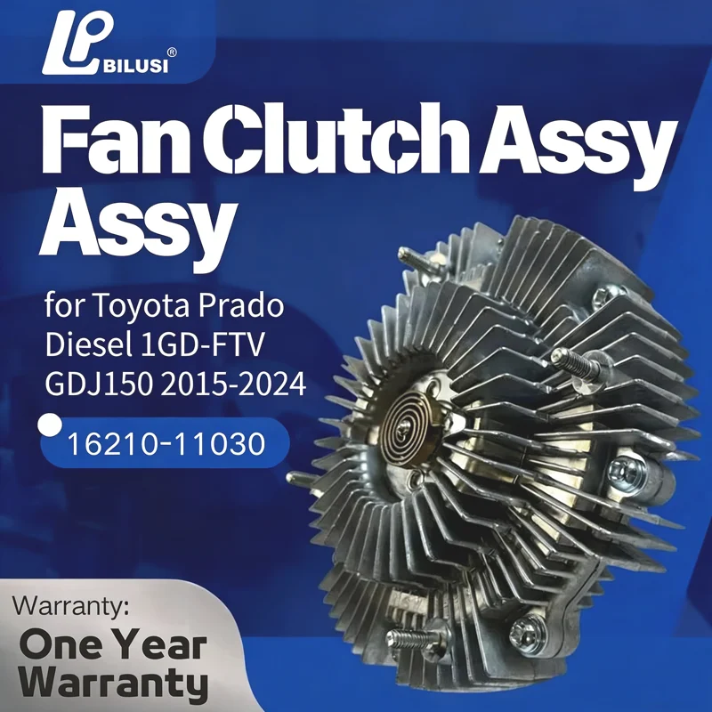 

Муфта вентилятора BILUSI в сборе 16210-11030, подходит для Toyota LandCruiser Prado Diesel 1GD-FTV GDJ150 2015-2024