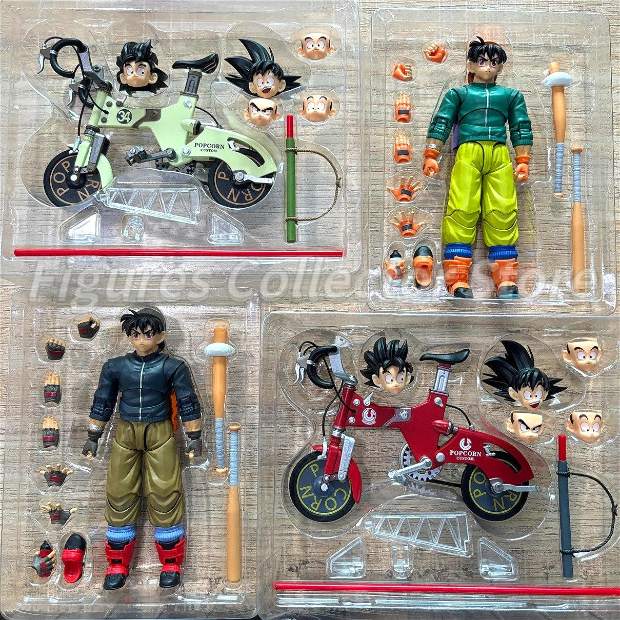 متوفر في المخزون Tonsenarttoys لعبة دراغون بول Z Kamione 01A 01B Son Goku SHF Fly Page Son Goku ركوب الدراجة لعبة شخصيات الحركة نموذج هدية