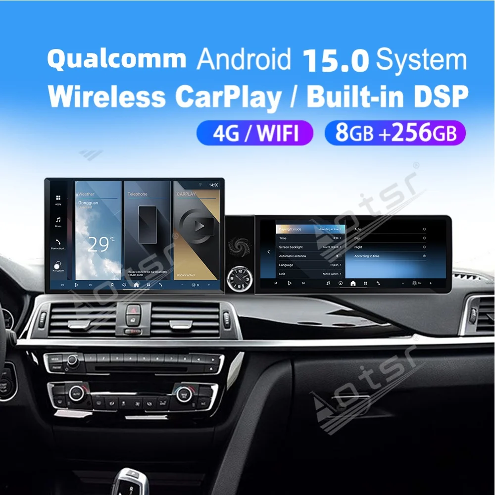 25.4“ Android For BMW 3  4 Series 2013~2019 Car Multimedia Automotive Carplay Auto GPS Navigation Car Radio Stereo Head Unit