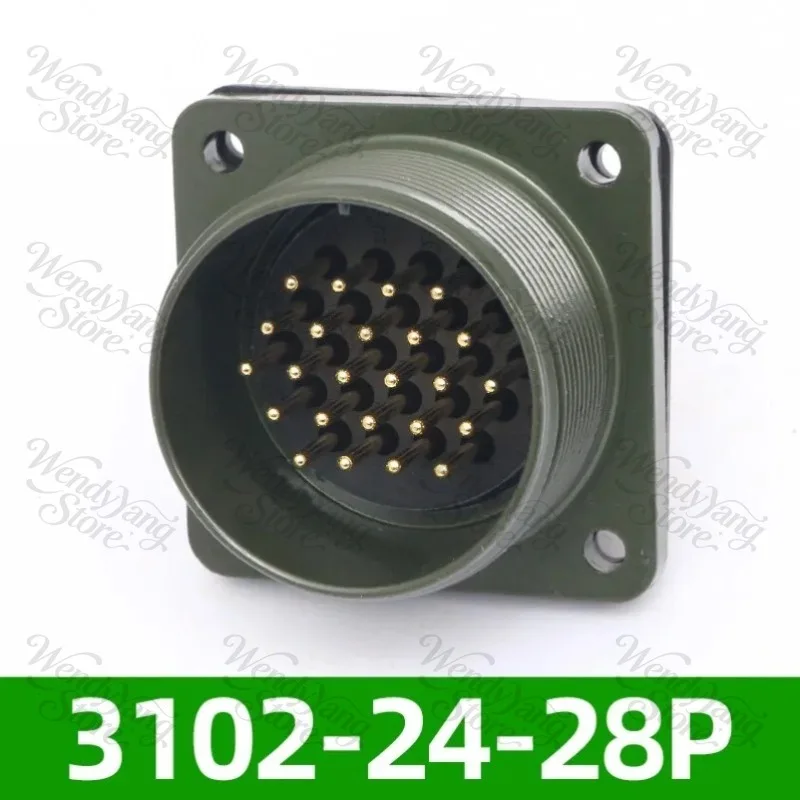 24SL connector ML5015 series 13A current 3106A 3102A male and female sockets 24-28S/24-28P 24P Threaded type