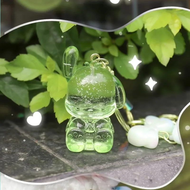 Sanrio Creative Transparent Candy Color Pochacco Keychain Cinnamoroll Cartoon Cute School Bag Pendant Jewelry Car Key Chain