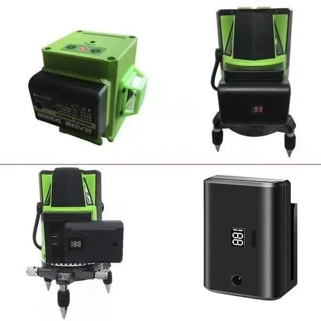 Large Capacity 6800/13600mAh Chargeable Laser Level Battery for 8/12/16 Lines Leveling Tool Ing 3D Powerful Green Accessories