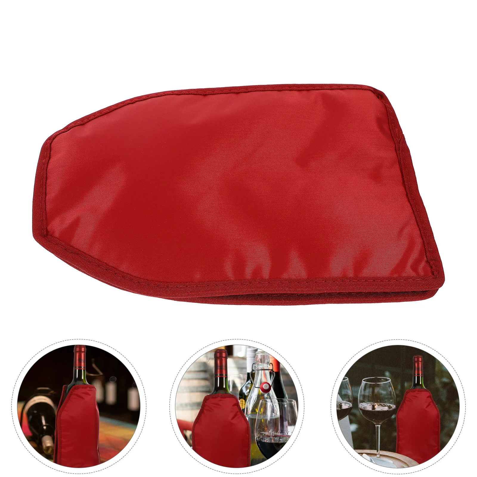 

Wine Cooler Sleeve Reusable Sturdy Construction Wine Beer Bottle Cooler Practical Elegant Design Ice Packs for Beer Bottle