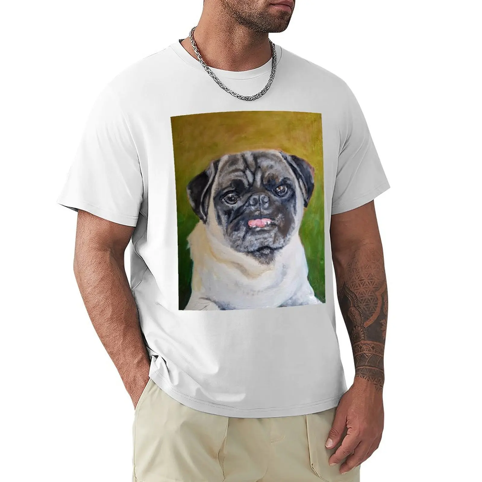 Rocco, Brave Pug! T-Shirt Blouse kawaii clothes for a boy tshirts for men