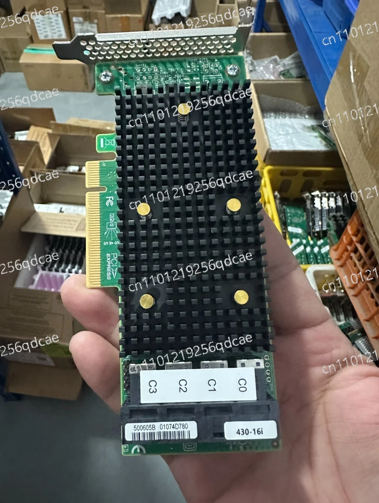 430-16I SATA/SAS HBA Controller HBA 12 Gbps PCIe 16 Port Support NVME HDD