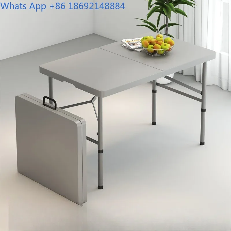 

Outdoor Folding Household Table and Chair Simple Portable Rectangular Bar Table Study Small Dining Table
