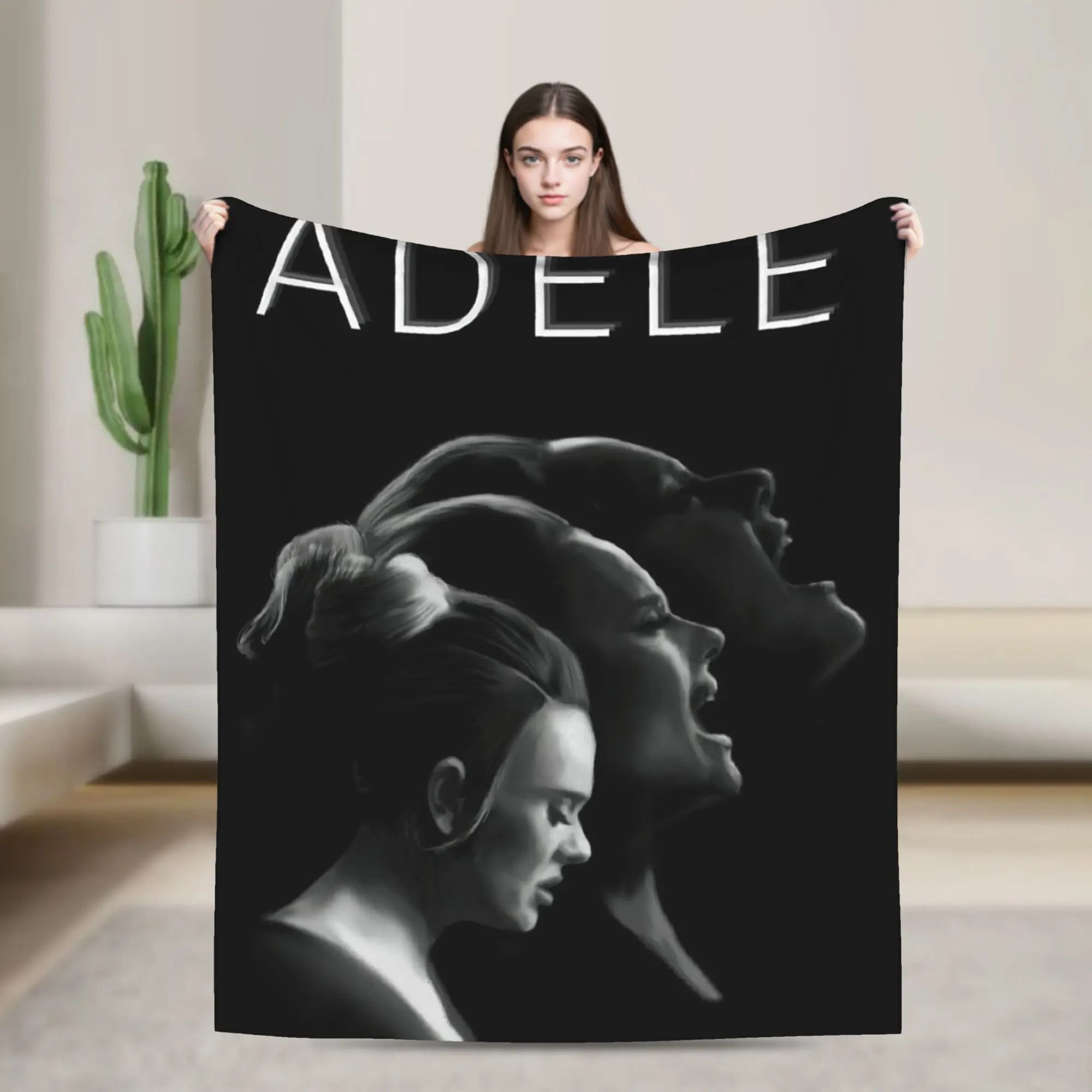 

Супермягкое одеяло Adele Album Tour, флисовое легкое одеяло премиум-класса для музыкальных художников, уютные теплые одеяла, всесезонное использование