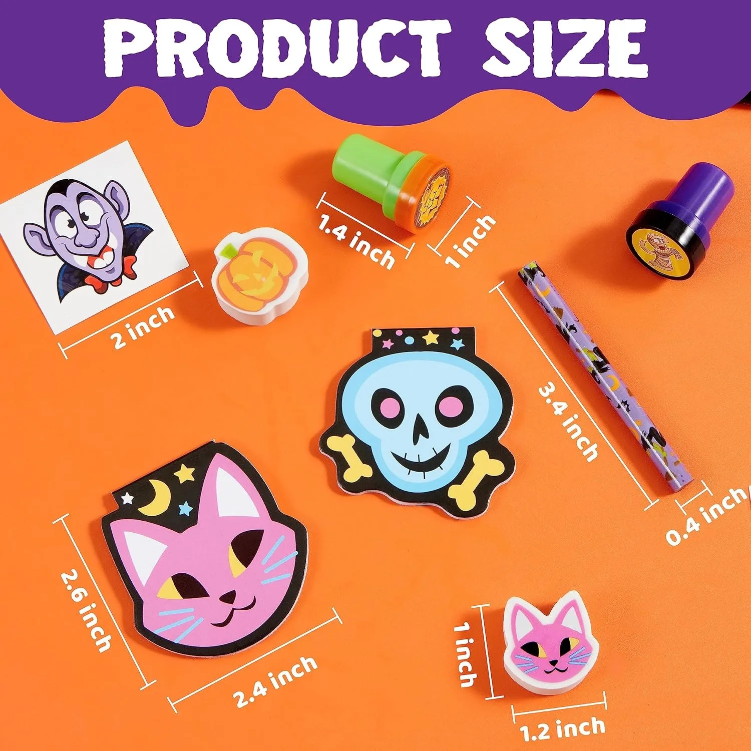168-Piece Halloween Stationery Party Favor Set – detail image 1