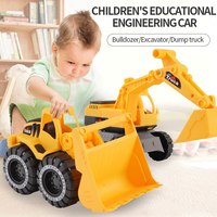 Excavator Dump Truck Model Toy Engineering Vehicle Set .Construction Fleet Toddler Early Education Construction Vehicles Toys