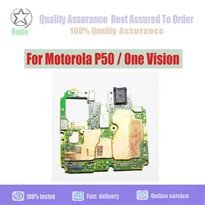 Bilashmart Original Motherboard Motorola Moto P50 One Vision Mobile Electronic Panel Circuits with Chips Plate Replacement Parts