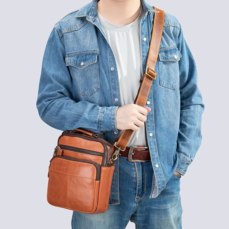 Genuine Leather Bag Strap Men Shoulder Bag Strap Handbag Wide Long Belt real Leather Replacement Strap Adjustable Belt